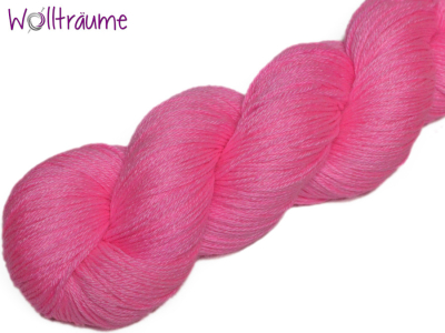 Hope pink, handgefärbte Wolle von wollträume
